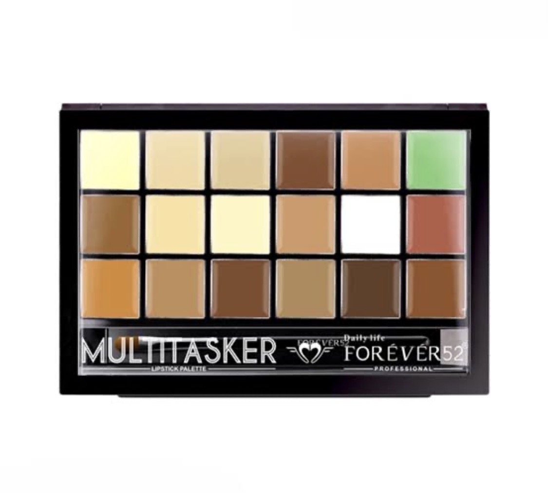 پالت کانتور و کانسیلر 18 رنگ فوراور52 مدل Multitasker (MPC001)  Forever52 Multitasker 18 Color Concealer & Contour Palette – MPC001