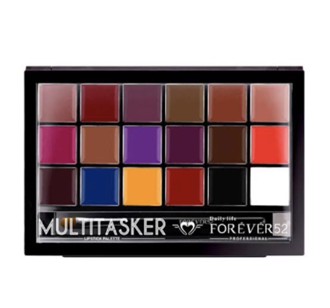 پالت رژلب فوراور52 _ ۱۸رنگ MULTITASKER FOREVER52