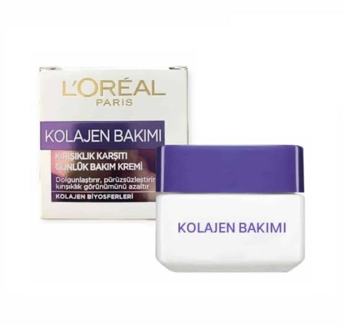 کرم روز کلاژن ساز ضد چروک لورال kolajen bakimi LOREAL